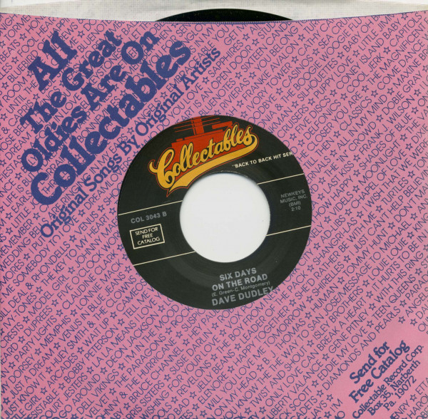 Hot Rod Lincoln - Six Days On The Road (7inch, 45rpm, BC, CS)