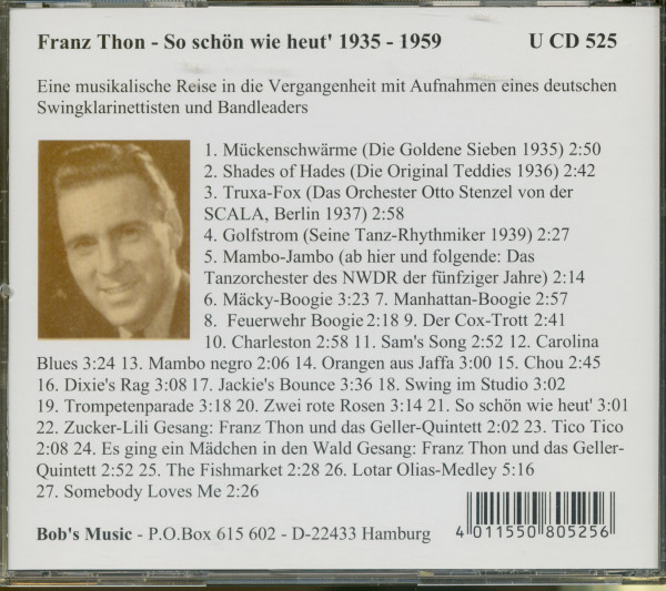 So schön wie heut' 1935-59 (CD)