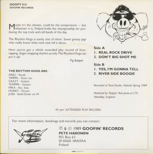 Real Rock Drive (EP, 7inch, 45rpm, PS, SC)