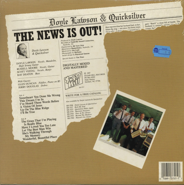 The News Is Out (LP)