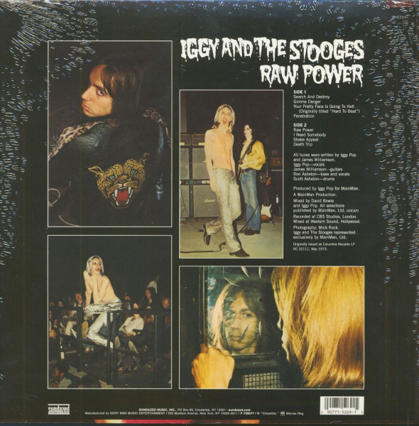 Iggy And The Stooges - Raw Power (LP, Red Vinyl)