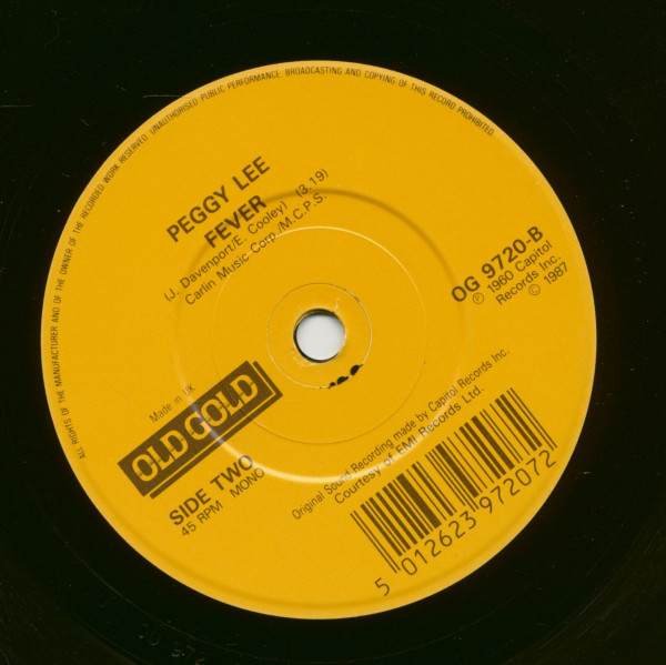 Ma (He's Making Eyes At Me) - Fever (7inch, 45rpm, SC)