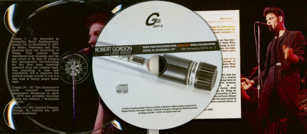 Robert Gordon with Link Wray - Their First Nationwide Tour (CD)
