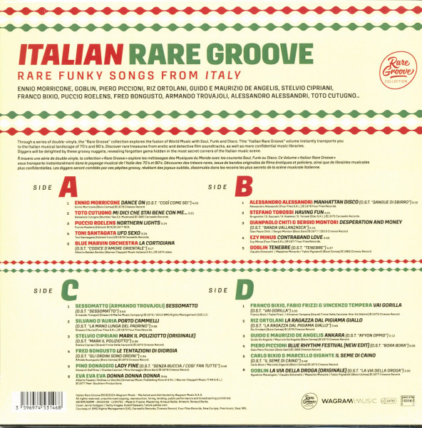 Italian Rare Groove - Rare Funky Songs From Italy (2-LP)