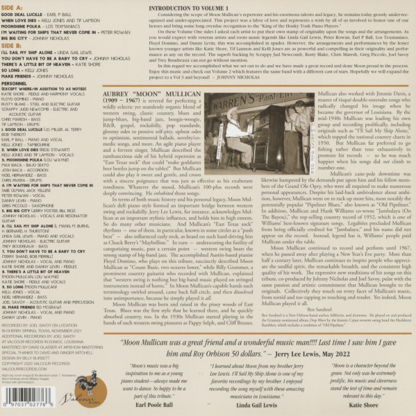 The Moon And The Stars: A Tribute To Moon Mullican Vol.2 (LP)
