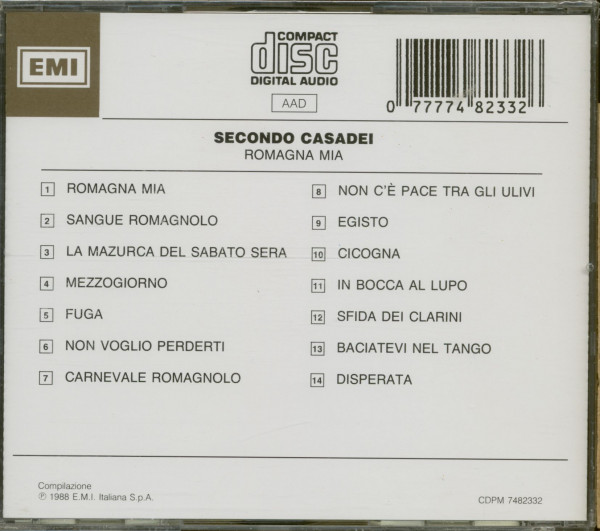 Romagna Mia - Complesso Casadei (CD)