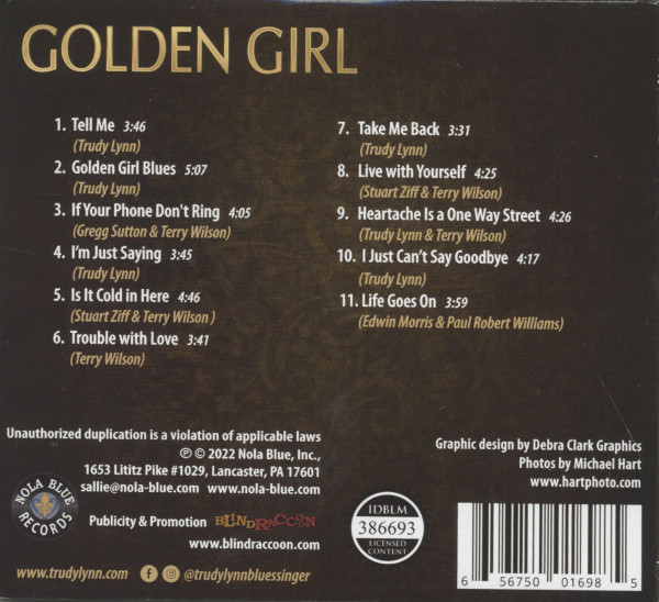 Golden Girl (CD)