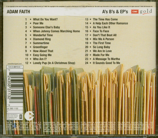 A's, B's & EPs (CD)