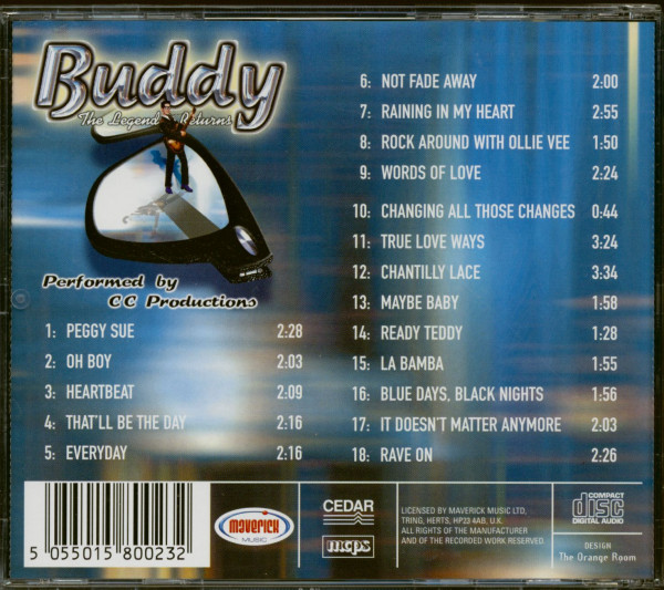 Buddy The Legend Returns (CD)