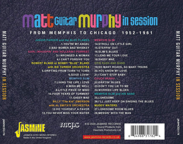 Murphy In Session: From Memphis To Chicago 1952 - 1961 (CD)