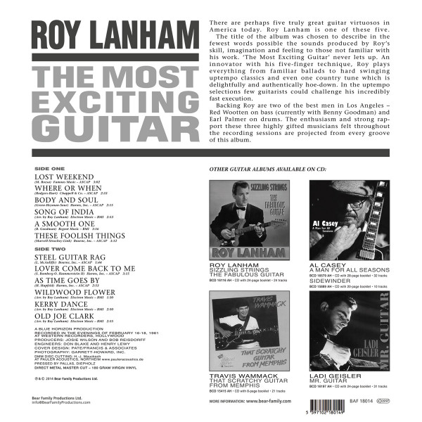 The Most Exciting Guitar (LP, 180g Vinyl)
