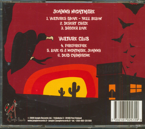 Johnny Vulture At Club Nightmare (CD)