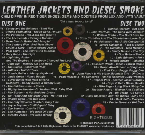 Leather Jackets & Diesel Smoke - Chili Dippin’ In Red Tiger Shoes, Gems & Oddities From Lux And Ivy’s Vault (2-CD)