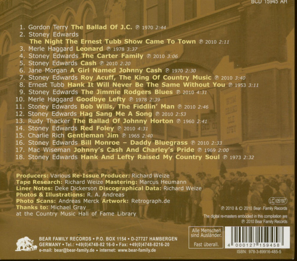 A Girl Named Johnny Cash And Other Tribute Songs (CD)