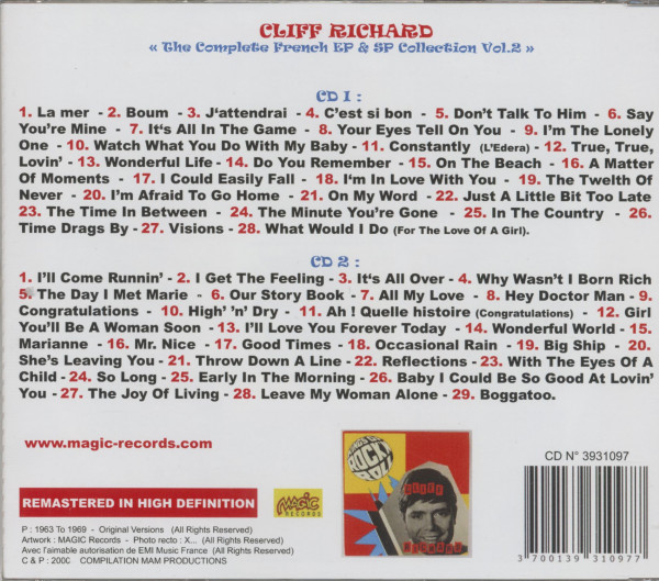 The Complete French 60's EP & SP Collection Voll.2 (2-CD)