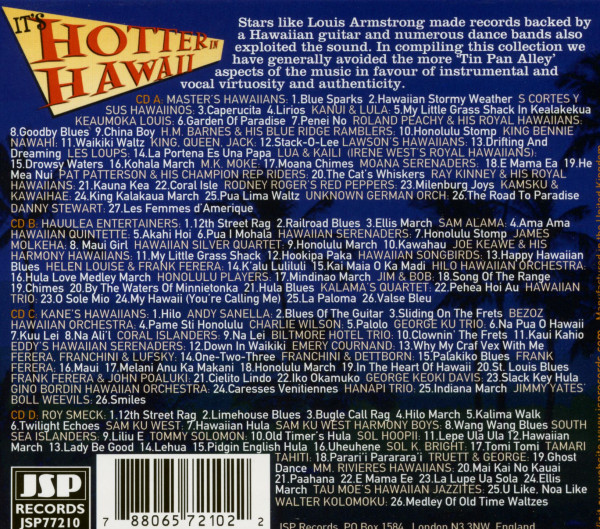 It's Hotter In Hawaii (4-CD)