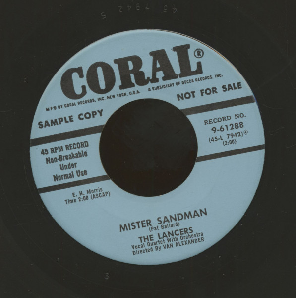Mister Sandman - The Little White Light (7inch, 45rpm)