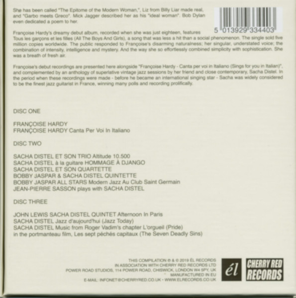 Francoise Hardy / Swinging Jazz Guitarist (3-CD)