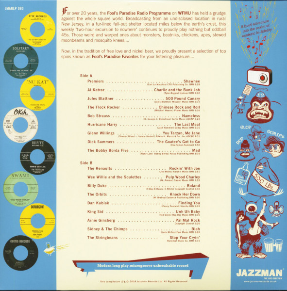 Fool's Paradise Favorites (LP & 7inch)