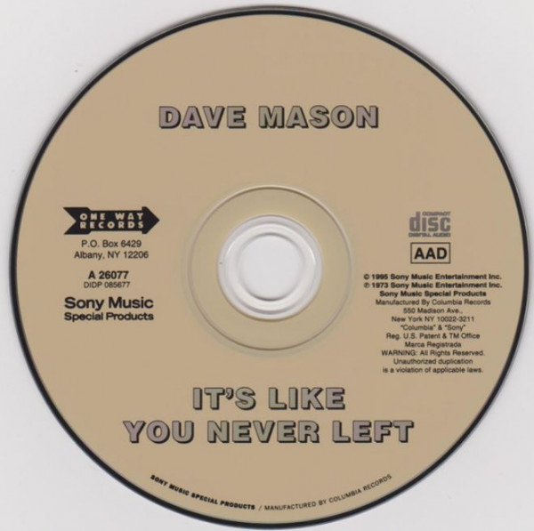It's Like You Never Left (CD)