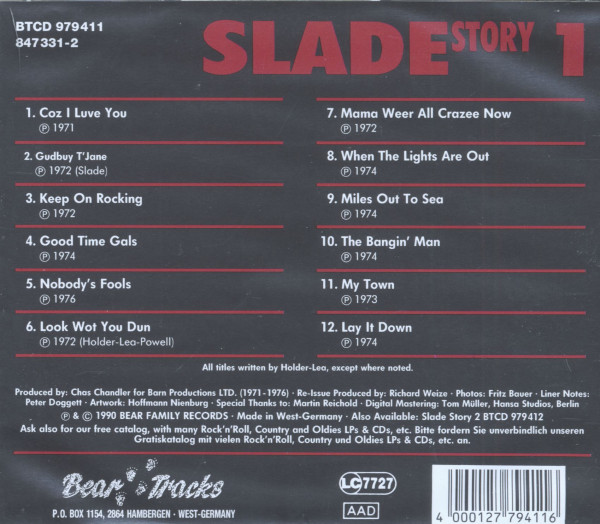 The Story Of Slade Vol.1 (CD)