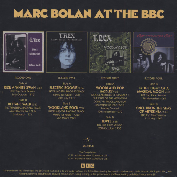 Eletric Sevens 2 - At The BBC (4x7inch, 45rpm Box Set)