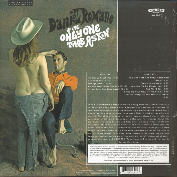 If I've Only One Time Askin' (180g vinyl)