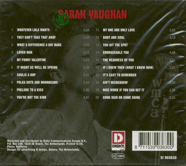 Sarah Vaughan Sings It Might As Well Be Sprig (CD)