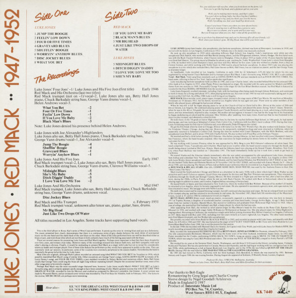 West Coast R&B 1947-1952