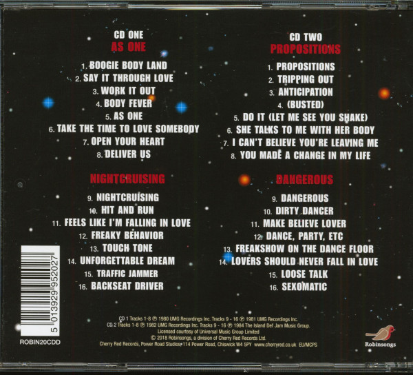 As One - Nightcruising - Propositions - Dangerous (2-CD)