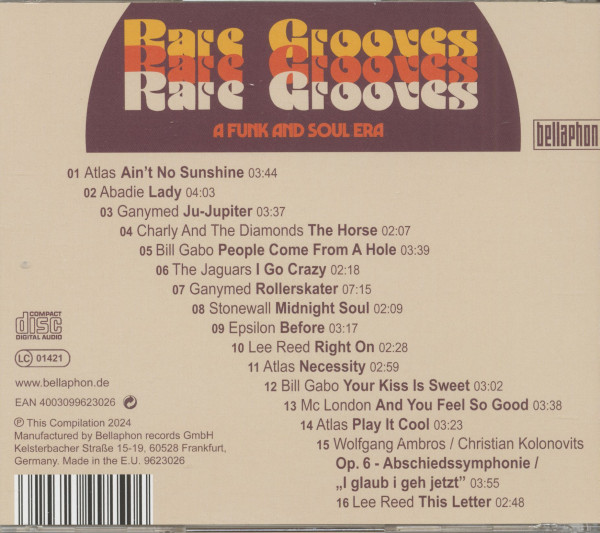 Rare Grooves - A Funk And Soul Era (CD)