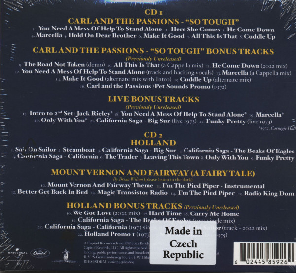 Sail On Sailor (2-CD Deluxe Edition)