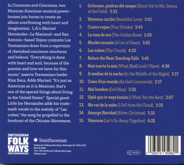 Corazones and Canciones (CD)