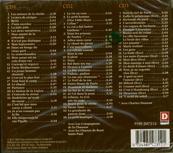 Edith Piaf (3-CD)