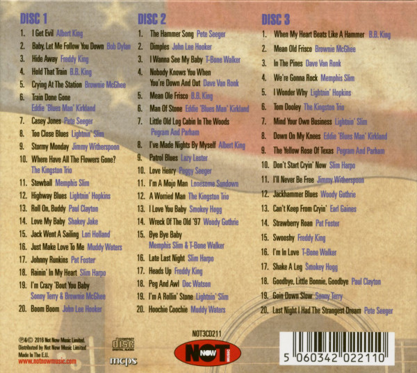 Best Of American Folk & Blues (3-CD)