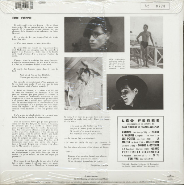 Leo Ferre (LP, 10inch)