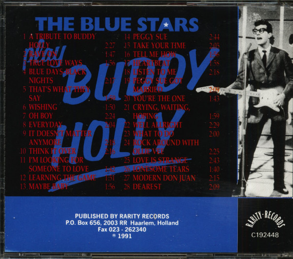 The Blue Stars Play Buddy Holly (CD)