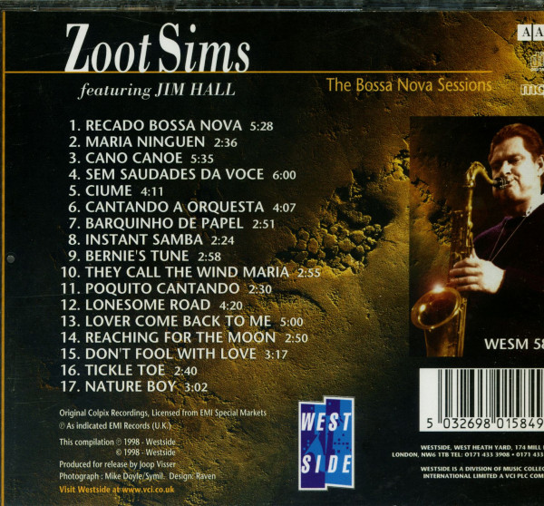 The Bossa Nova Sessions (CD)