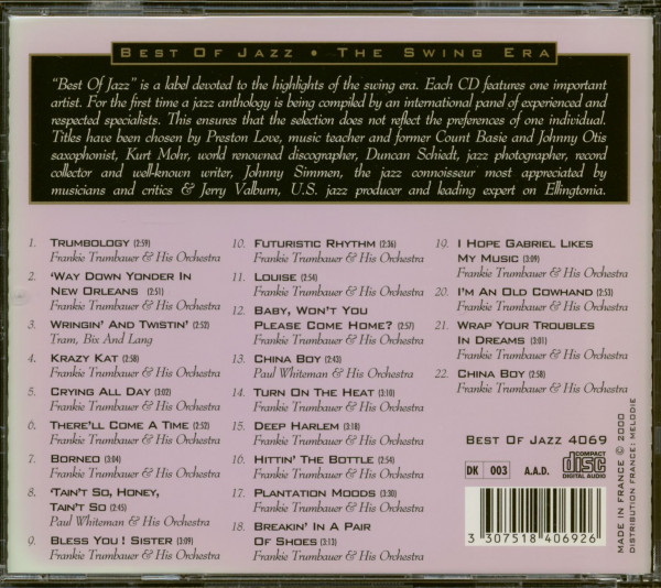 Best Of Jazz - His Best Recordings 1927-1946 (CD)