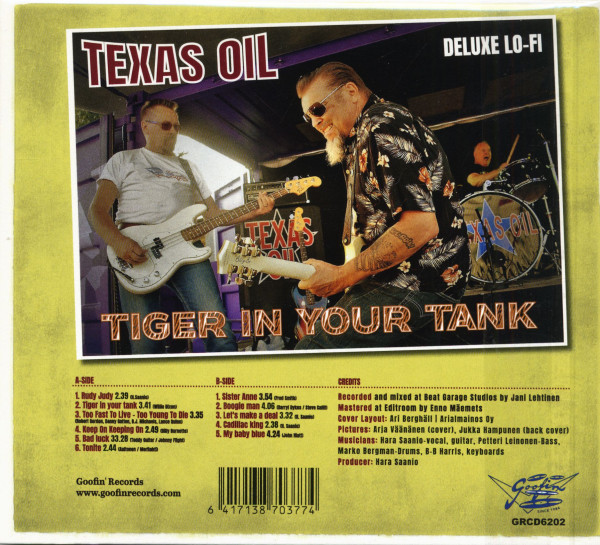 Tiger In Your Tank (CD)