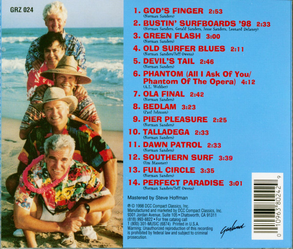 Bustin' Surfboards '98 (CD)