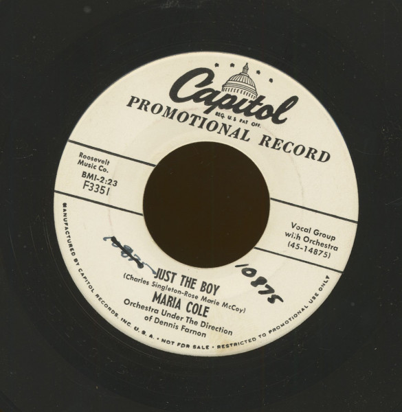 Just The Boy - No School Tomorrow (7inch, 45rpm)