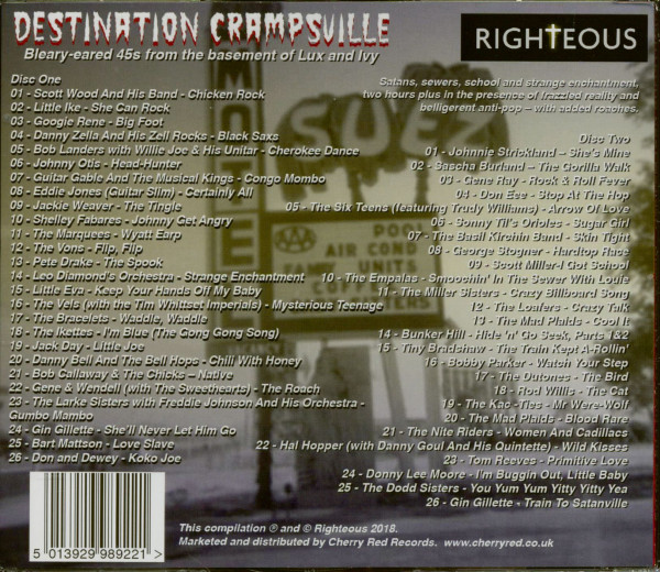 Destination Crampsville (2-CD)
