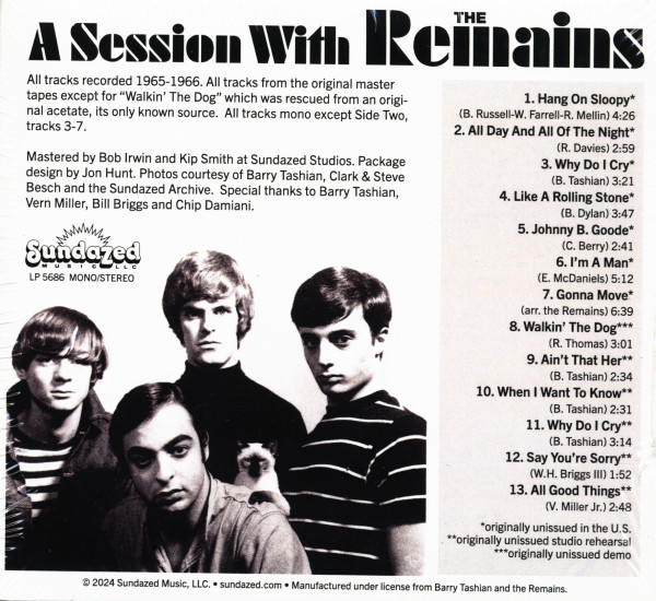 A Session With The Remains (CD)