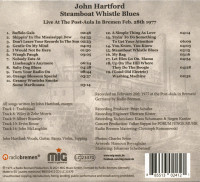 Aperçu: Steamboat Whistle Blues - Live In Bremen 1977 (CD) Aperçu: Steamboat Whistle Blues - Live In Bremen 1977 (CD)