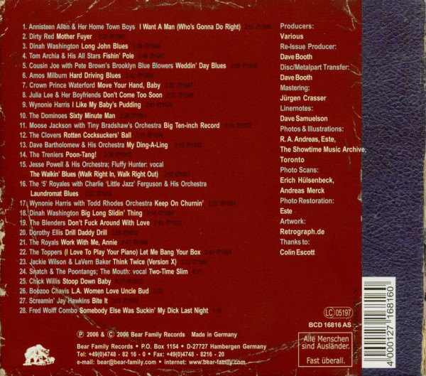 Eat To The Beat - Dirtiest Of Them Dirty Blues (CD)
