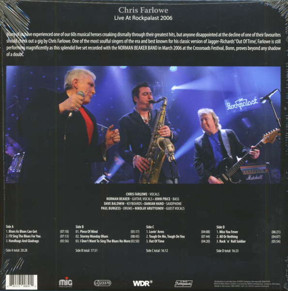 Live At Rockpalast 2006 (2-LP)