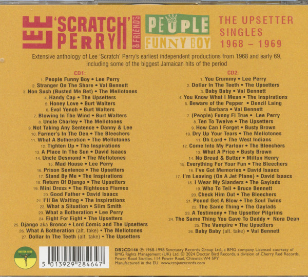 People Funny Boy - The Upsetter Singles 1968 - 1969 (2-CD)