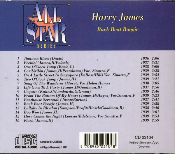 Back Beat Boogie (CD)