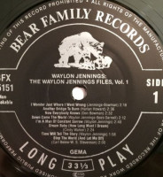 Aperçu: The Waylon Jennings Files, Vol.1 (LP) Aperçu: The Waylon Jennings Files, Vol.1 (LP)